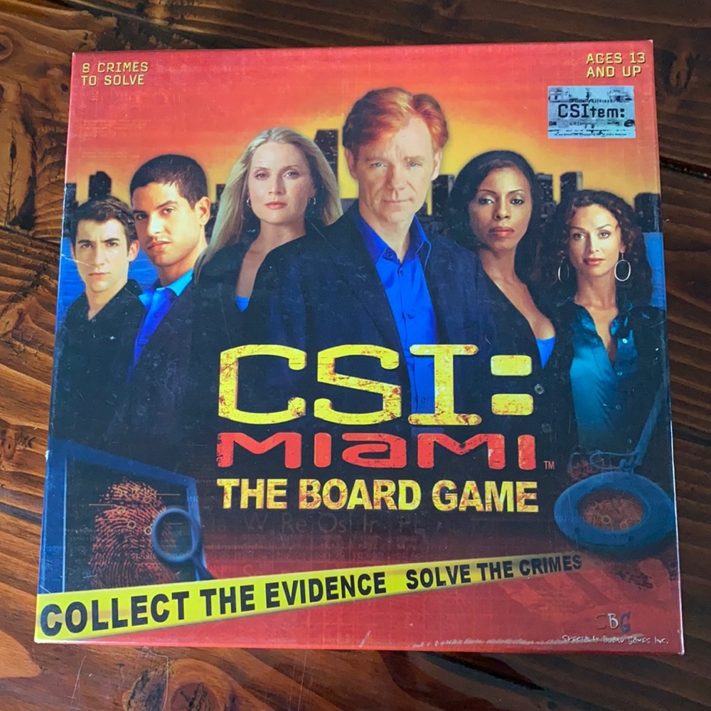 CSIMiami- The Board Game